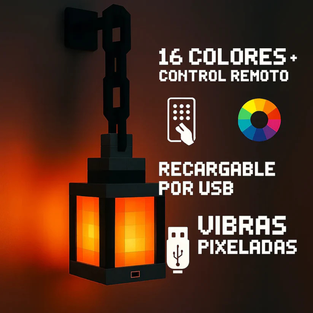 Farol Pixel RGB™ Lámpara con 16 Colores