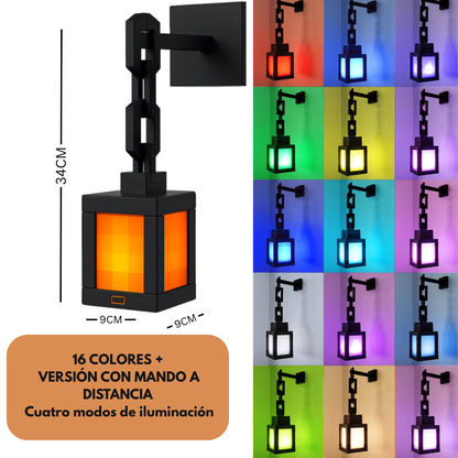Farol Pixel RGB™ Lámpara con 16 Colores